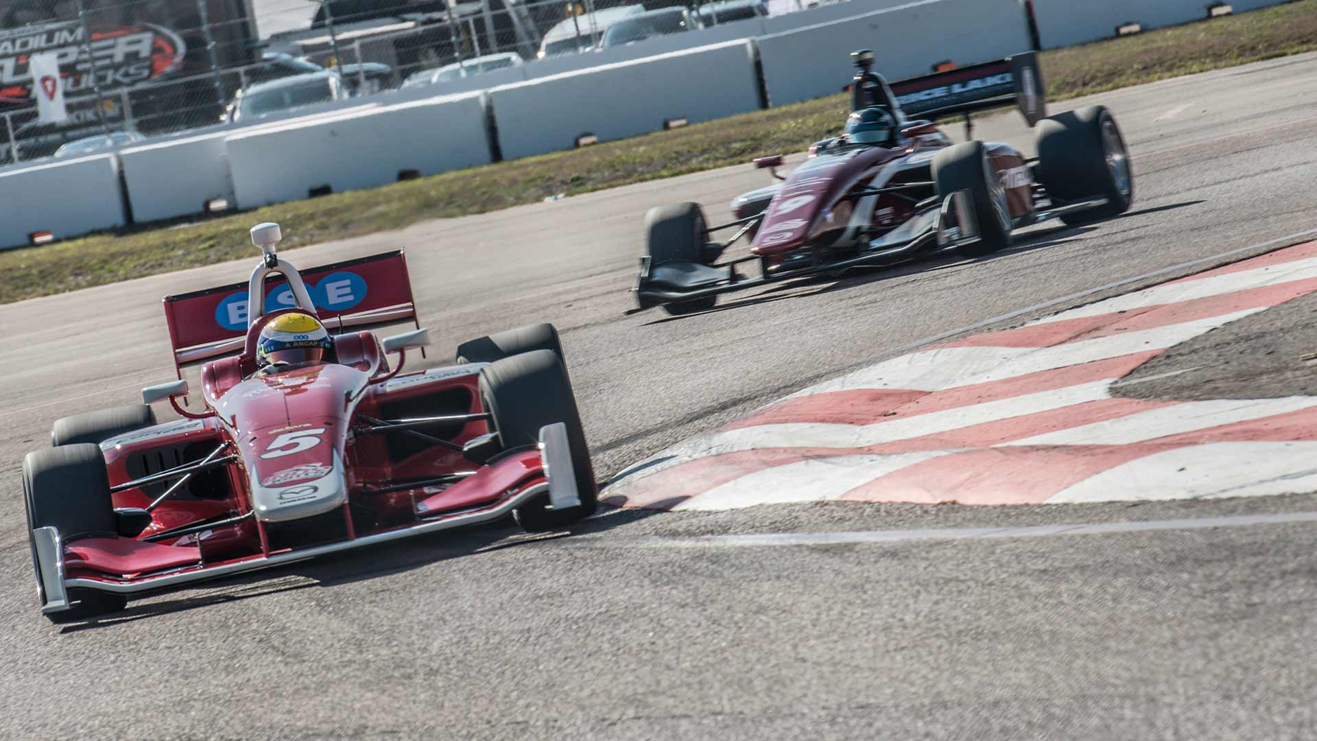 Road to Indy cars at the Firestone Grand Prix of St. Petersurg